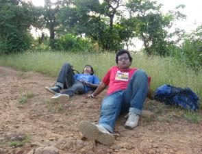 Exhausted While Trekking