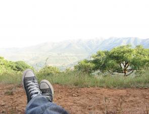 Relaxing While Trekking